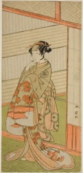 Skådespelaren Nakamura Noshio I i en oidentifierad roll