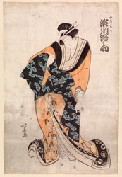 Skådespelare, Segawa Michinosuke, i delen av Courtesan Omune