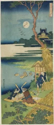 Ariwara no Narihira, från serien A True Mirror of Chinese and Japanese Poems