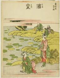 Hamamatsu, från serien "Fifty-three Stations of the Tokaido (Tokaido gojusan tsugi)"