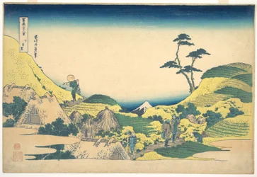 Nedre Meguro (Shimo Meguro), ur serien ”De trettiosex vyerna av berget Fuji” (Fugaku sanjūrokkei)