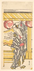 Matsumoto Koshiro IV i rollen som Tsurifune no Sabu