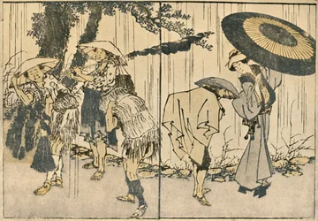 Människor i regnet, 1819, 1924.