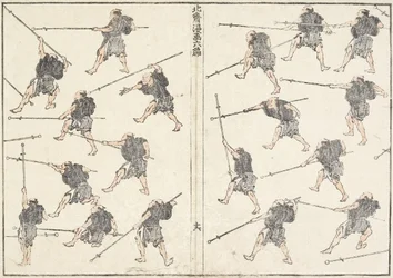 Övning av långskaftat svärd, 1817