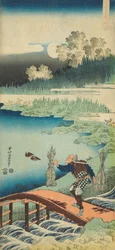 Tryck från serien "A True Mirror of Chinese and Japanese Poems