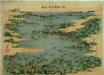 Shiogama och Matsushima i Mutsu-provinsen