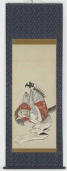 Six Immortals of Poetry: Ariwara no Narihara, c.1806-08 (bläck och färg på papper)
