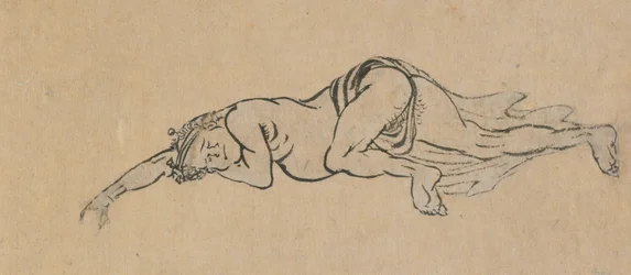 Sleeping Man, sent 1700-tidigt 1800-tal.