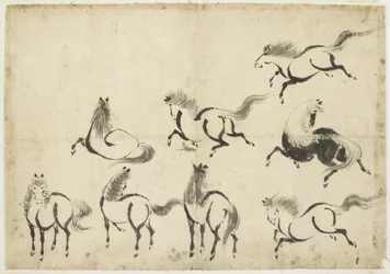 Häststudier, ca 1815-1849