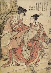Den första månaden, Manzai Dancers, ca. 1793
