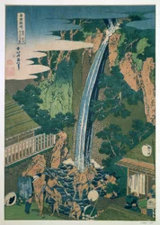 Robens vattenfall, Oyama, Japan, 1827