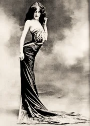 Porträtt av Edith La Sylphe (foto)