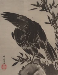 Crow on a Rock, ca. 1887.