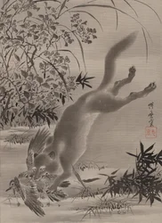 Fox Catching Bird, ca. 1887.