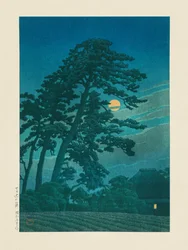 Månen vid Magome