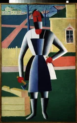 A Carpenter (olja på duk)