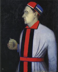 Porträtt av Nikolaj Punin, 1933