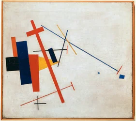 Suprematistische Komposition (olja på duk)