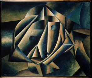 Chef för en Country Girl. Målning av Kasimir Severinovich Malevich (Malevich, Malevic) (1878-1935), olja på duk