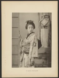 En japansk dansflicka