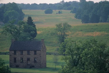 Manassas Battlefield Park, Stone House Hospital, Unionens inflygningsfält, Hallowed Groun..., 2004 (foto)