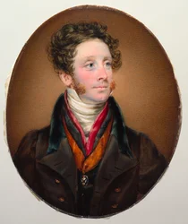 Porträtt av John Francis Miller Erskine, Earl of Mar och Earl of Kellie, 1825.