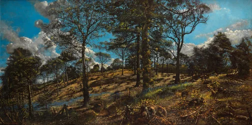 Bigbury Wood (olja på duk)