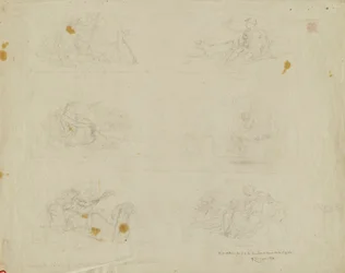 (Iowa State Capitol Rotunda) (studie för Six Lunettes)