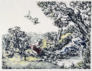 Landskapsalbum: La Source, 1900 (litografi i färger)
