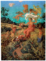 Country Celebration. Sommar, c1911-c1913