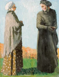Bönder i söndagsdräkt, 1890