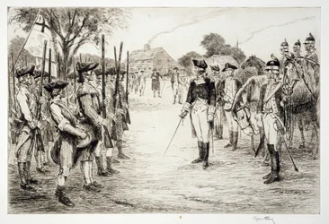 George Washington och hans trupper
