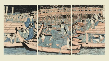 Svalkar av vid Ryogoku-bron