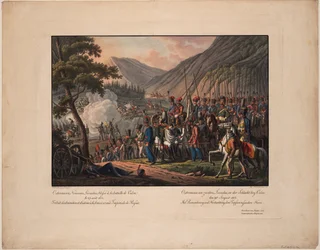 General greve Alexander Ostermann-Tolstoy vid slaget vid Kulm den 29 augusti 1813, 1813