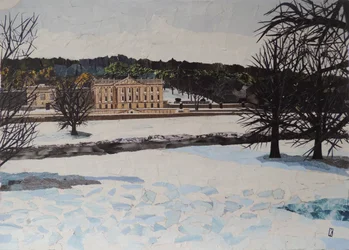 Chatsworth i snön