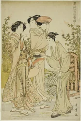 Elegant Pleasures: The Scent of Flowers, vänster (Furyu hana no ka asobi, ge)