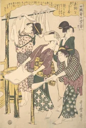 The Making of Silk Floss, ca. 1790.
