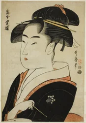 Toyohina Tomimoto, från seriens ``fa network s beautie s of Edo (Edo old name beauty)