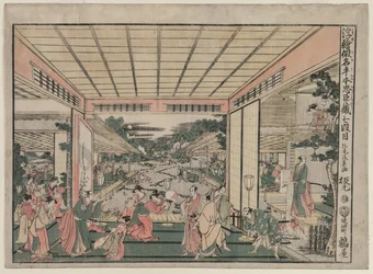 Chushingura: Akt VII (från serien Perspective Pictures for The Treasure House of Loyalty)
