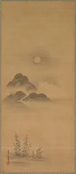 Minamoto no Nakakuni besöker Lady Kogō
