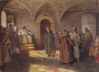 Tsar och bojarer, 1907.