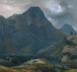 Ankomst till Nærøyfjorden (fjord)