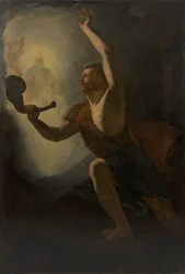 Heimdall kallar gudarna till strid, 1828.