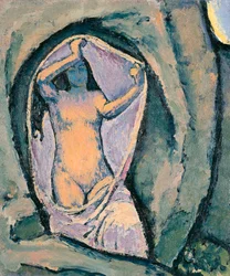 Venus in der Grotte - Venus i grottan ... (olja på duk)