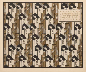 Väggdekoration december 1901.