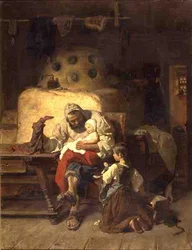 Underhåller barnen
