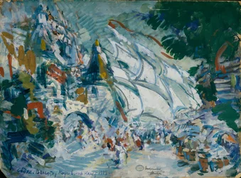 Scenografi för operan Sadko av N. Rimsky-Korsakov, 1906