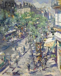 Boulevard de Sebastopol i Paris, 1923