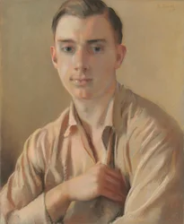 Porträtt av Boris Snejkovsky