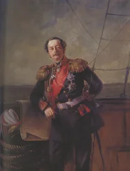 Porträtt av greve Nikolay Nikolayevich Muravyov-Amursky 1809-1881, 1863